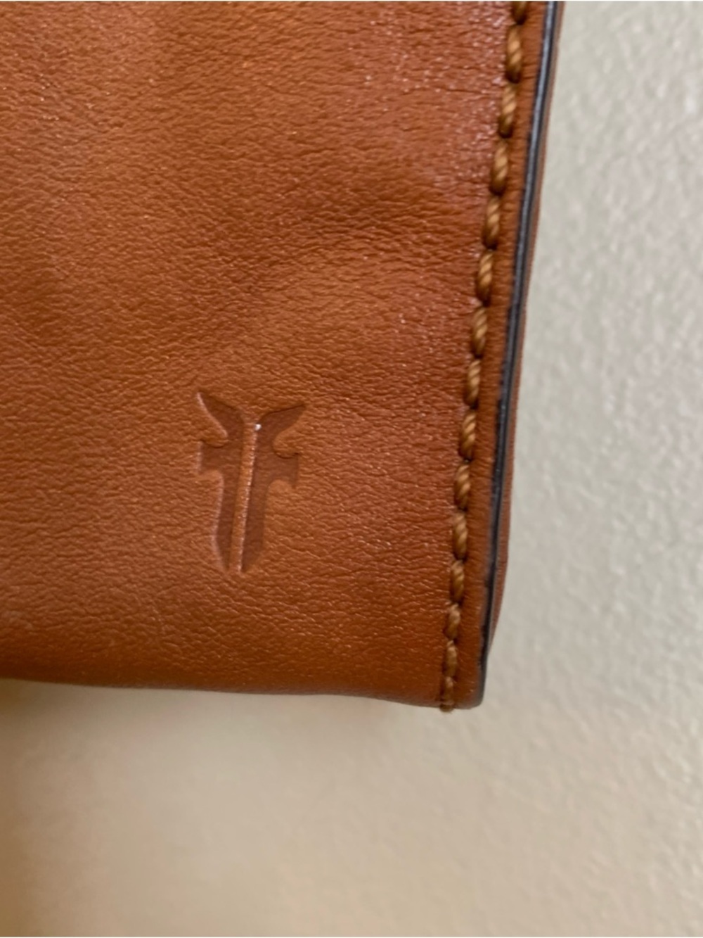 frye crossbody purse handbag leather Tan Mini - Picture 10 of 11